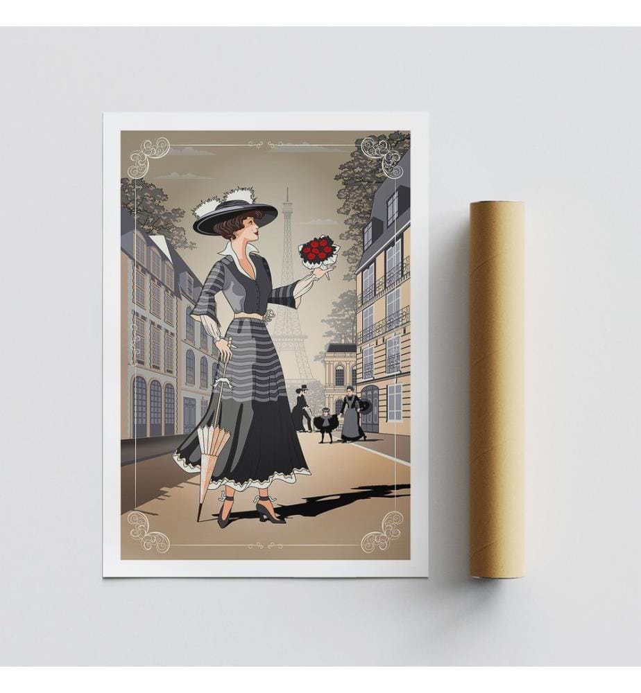 Poster A4, Mehrfarbig, 100% Mattes Satin