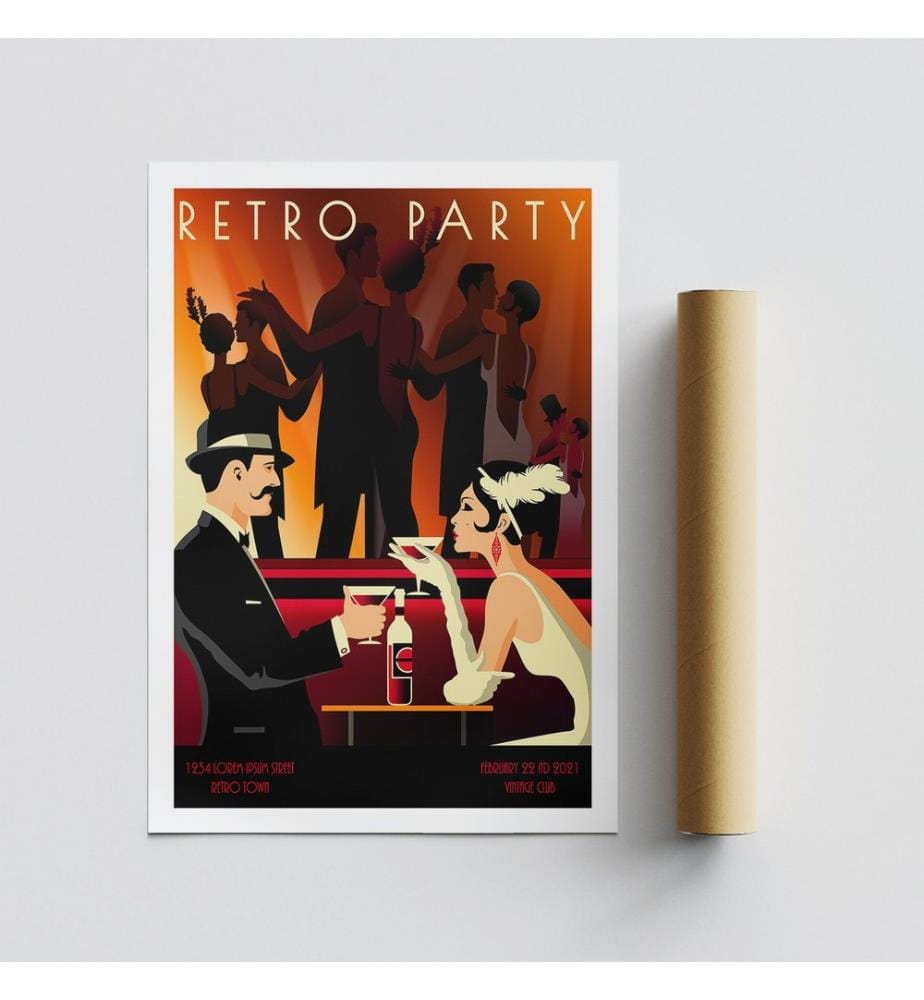 Poster A4, Mehrfarbig, 100% Mattes Satin