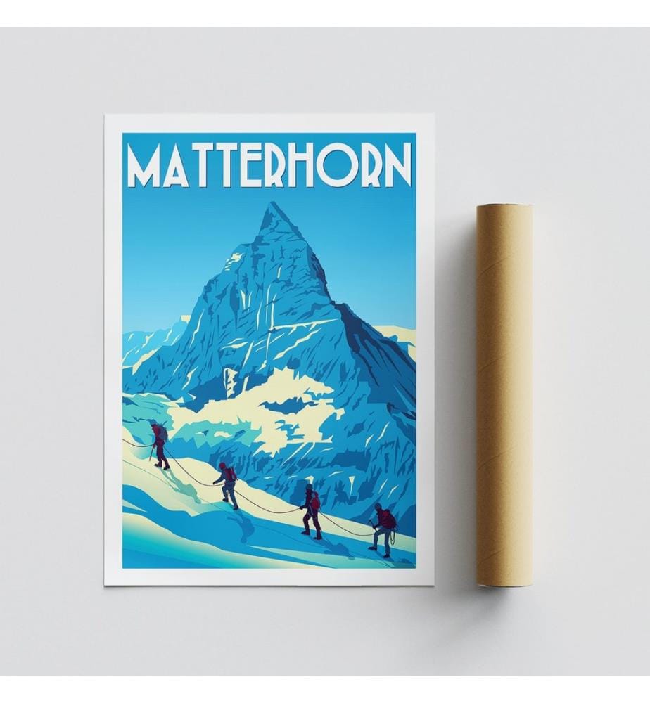 Poster A4, Mehrfarbig, 100% Mattes Satin