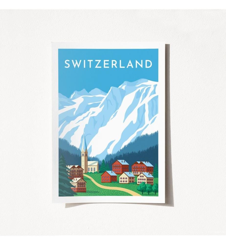 Poster A4, Mehrfarbig, 100% Mattes Satin