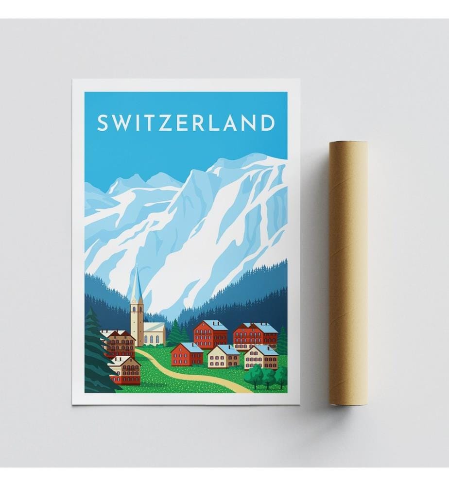 Poster A4, Mehrfarbig, 100% Mattes Satin