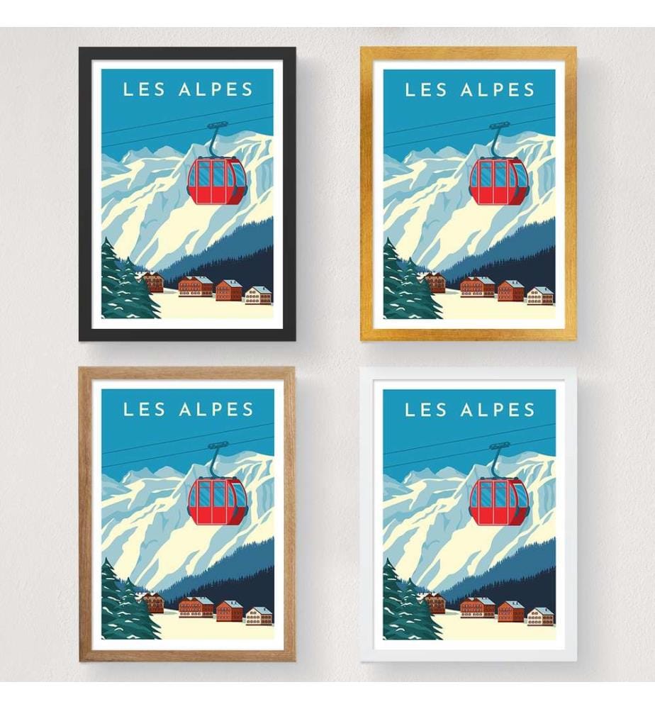 Poster A4, Mehrfarbig, 100% Mattes Satin