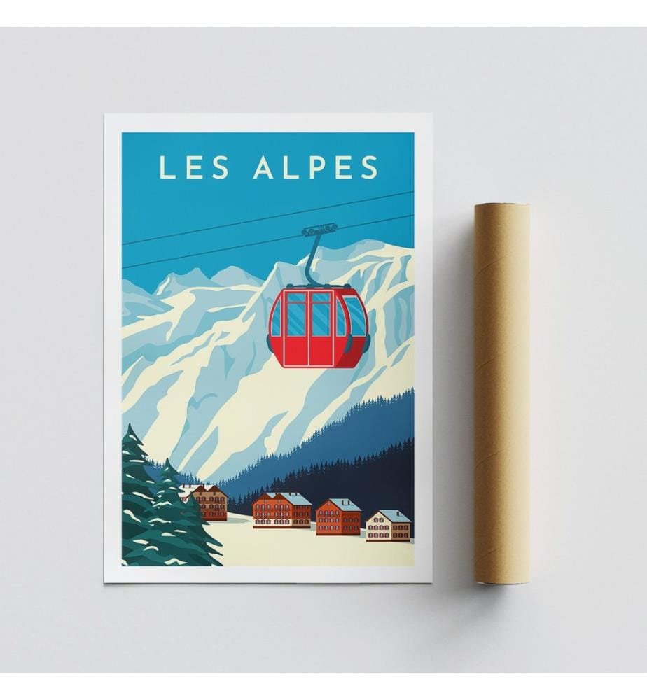 Poster A4, Mehrfarbig, 100% Mattes Satin