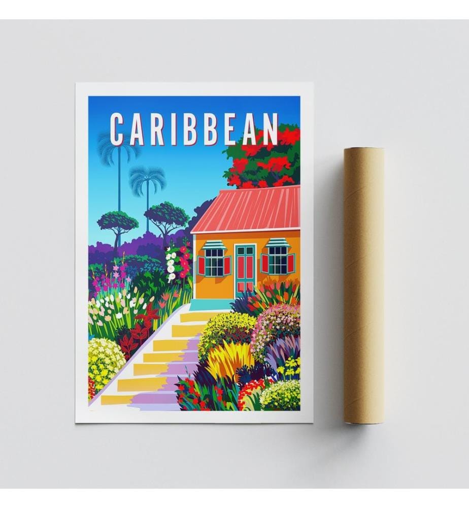 Poster A4, Mehrfarbig, 100% Mattes Satin