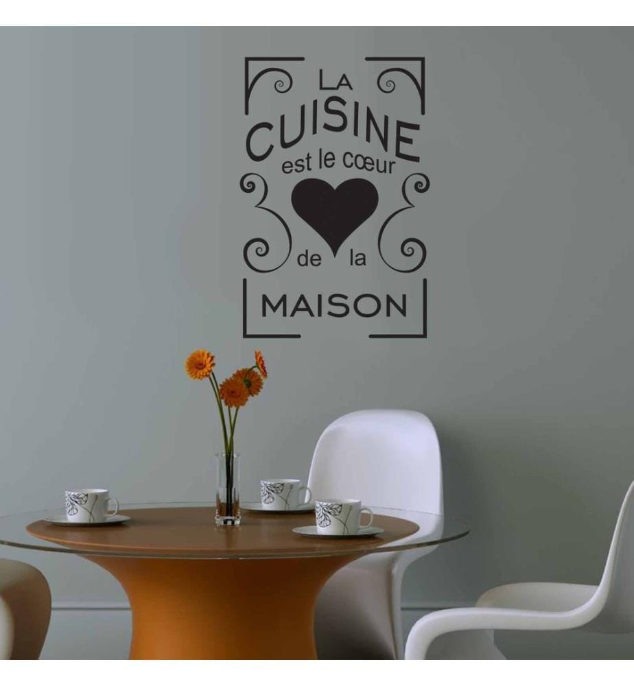 Decorative Wall Sticker, Black, Vinyl