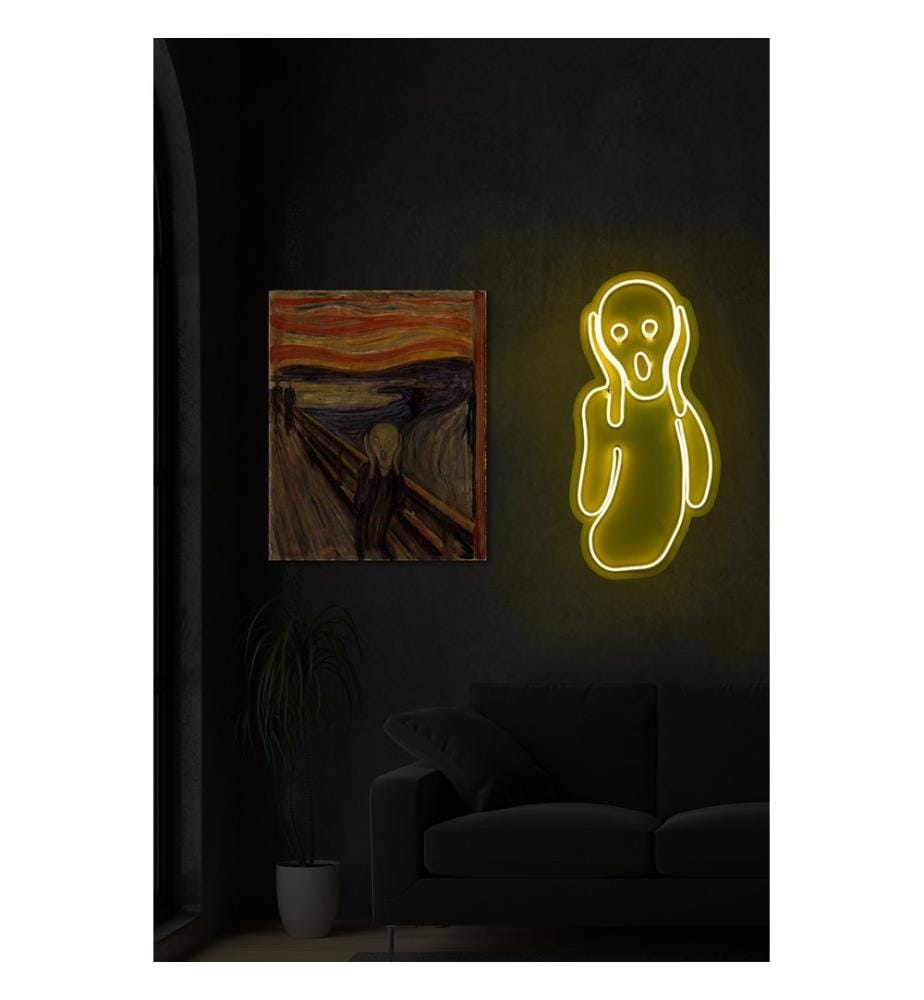 Decorative Plastic Led Lighting, Yellow, Flexible Neon Strips