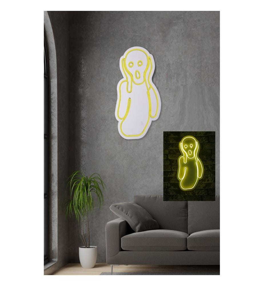 Decorative Plastic Led Lighting, Yellow, Flexible Neon Strips