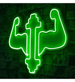 Éclairage décoratif à diodes électroluminescentes en plastique, vertes, bandes de néon flexibles