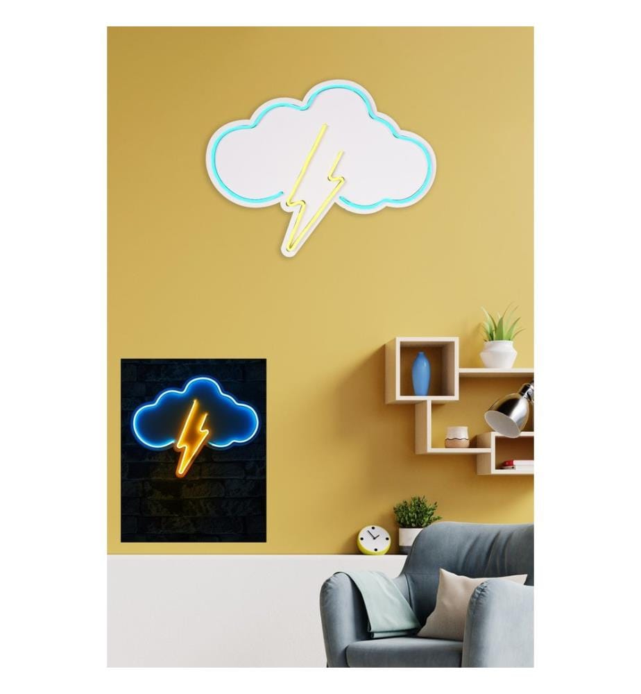 Decorative Plastic Led Lighting, Blue, Yellow, Flexible Neon Strips