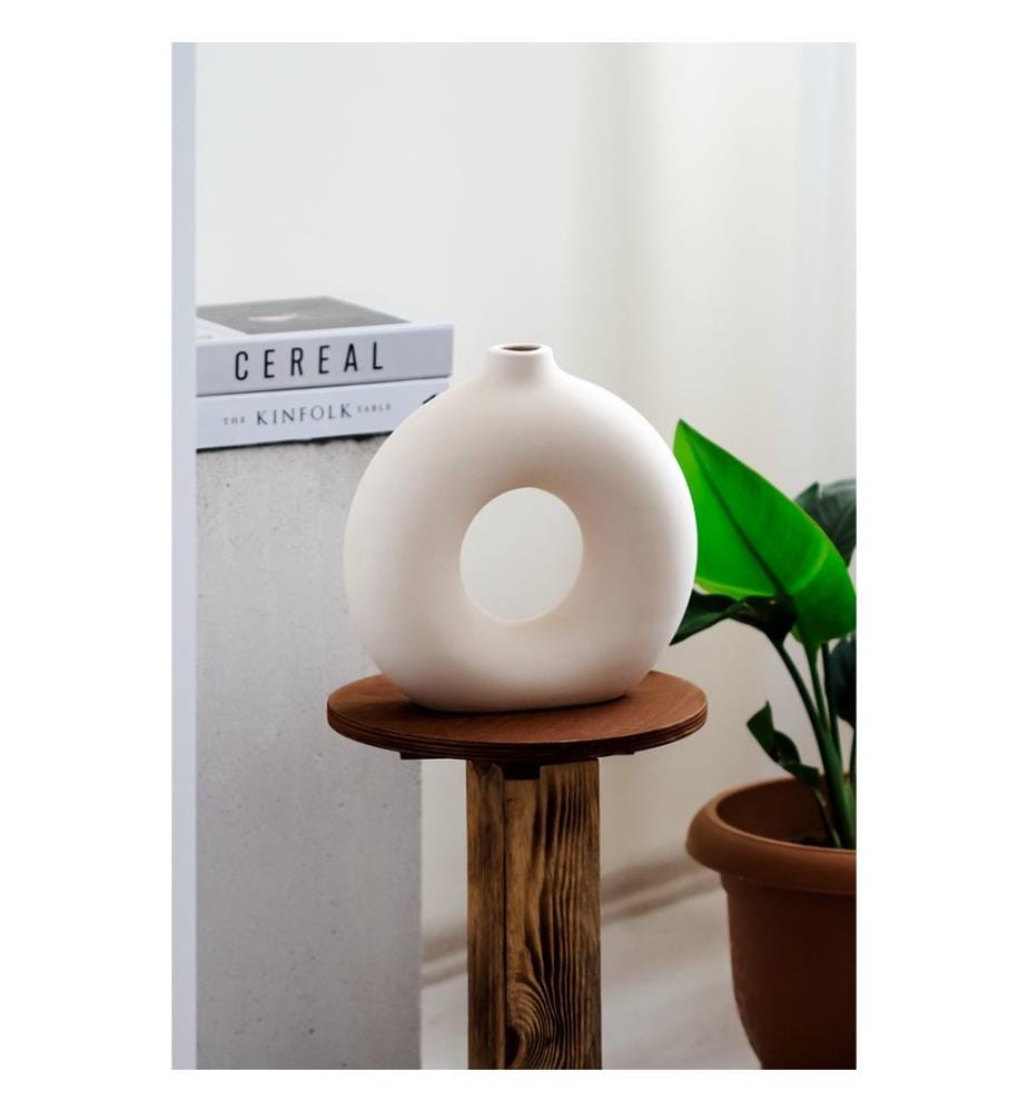 Vaso, Ecru, 100% CERAMICA