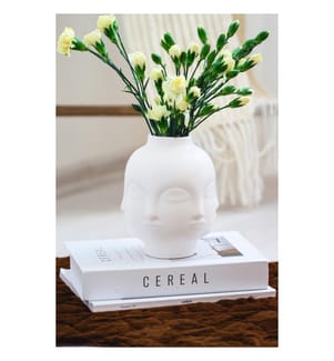 Vase, Weiss, 100 % KERAMIK