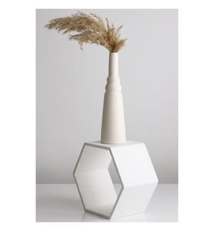 Vase, Weiss, 100 % KERAMIK
