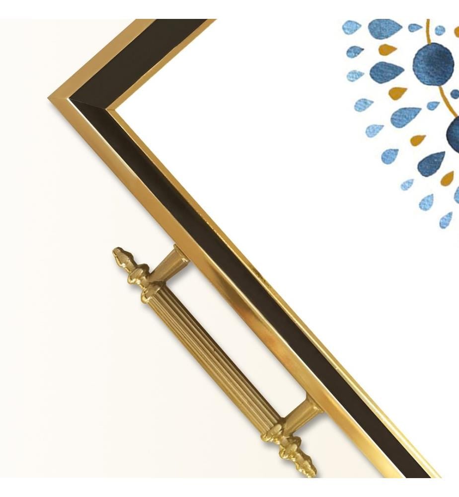 Tablett, mehrfarbig, 100 % GLAS