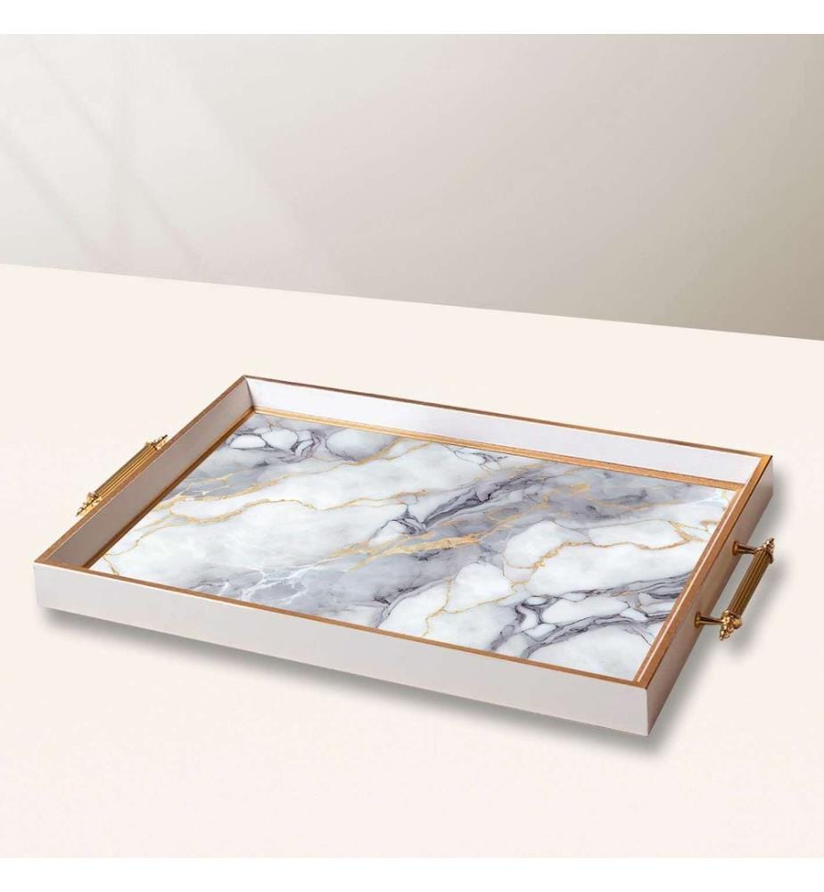 Tablett, mehrfarbig, 100 % GLAS