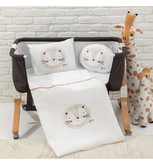 Ensemble de literie pour bébé, écru, tissu : 100 % COTON