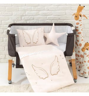 Ensemble de literie pour bébé, rose, tissu : 100 % COTON