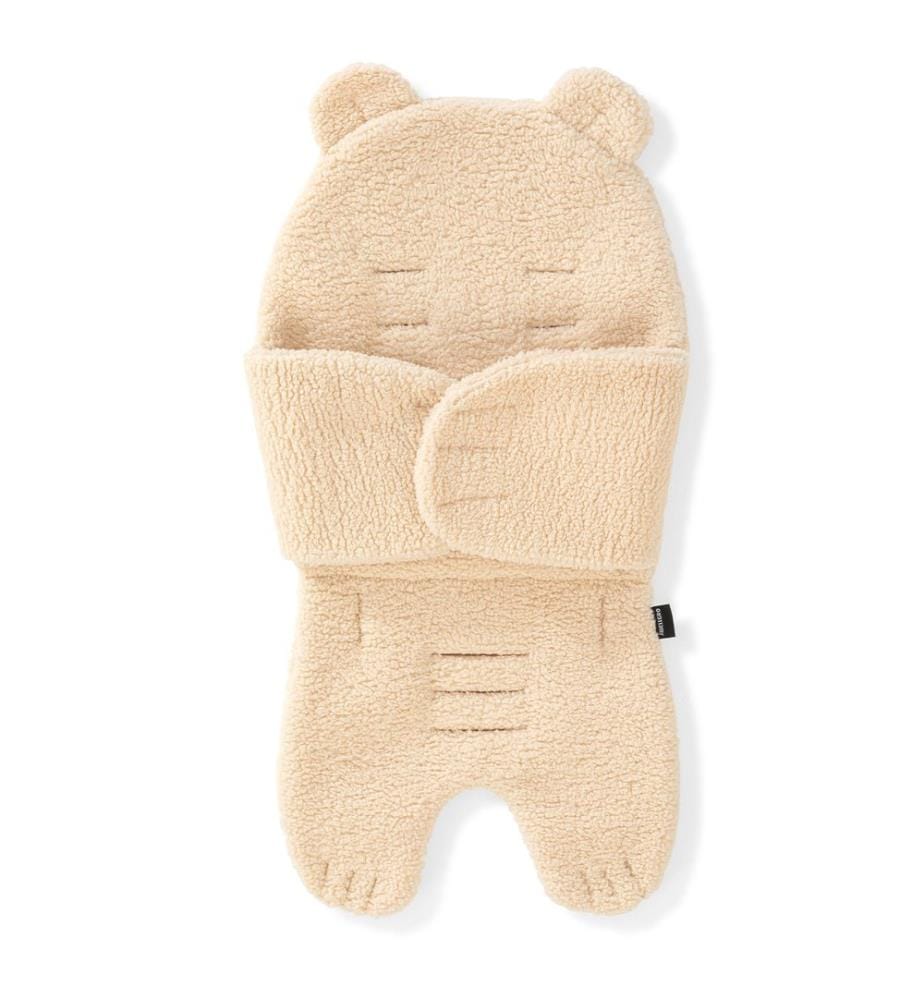 Babyunterlage, beige, Stoff: 100 % POLYESTER, Stoffart: gekämmt