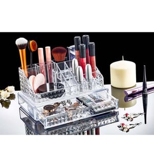 Make-up-Organizer, Transparent, 100 % ACRYL