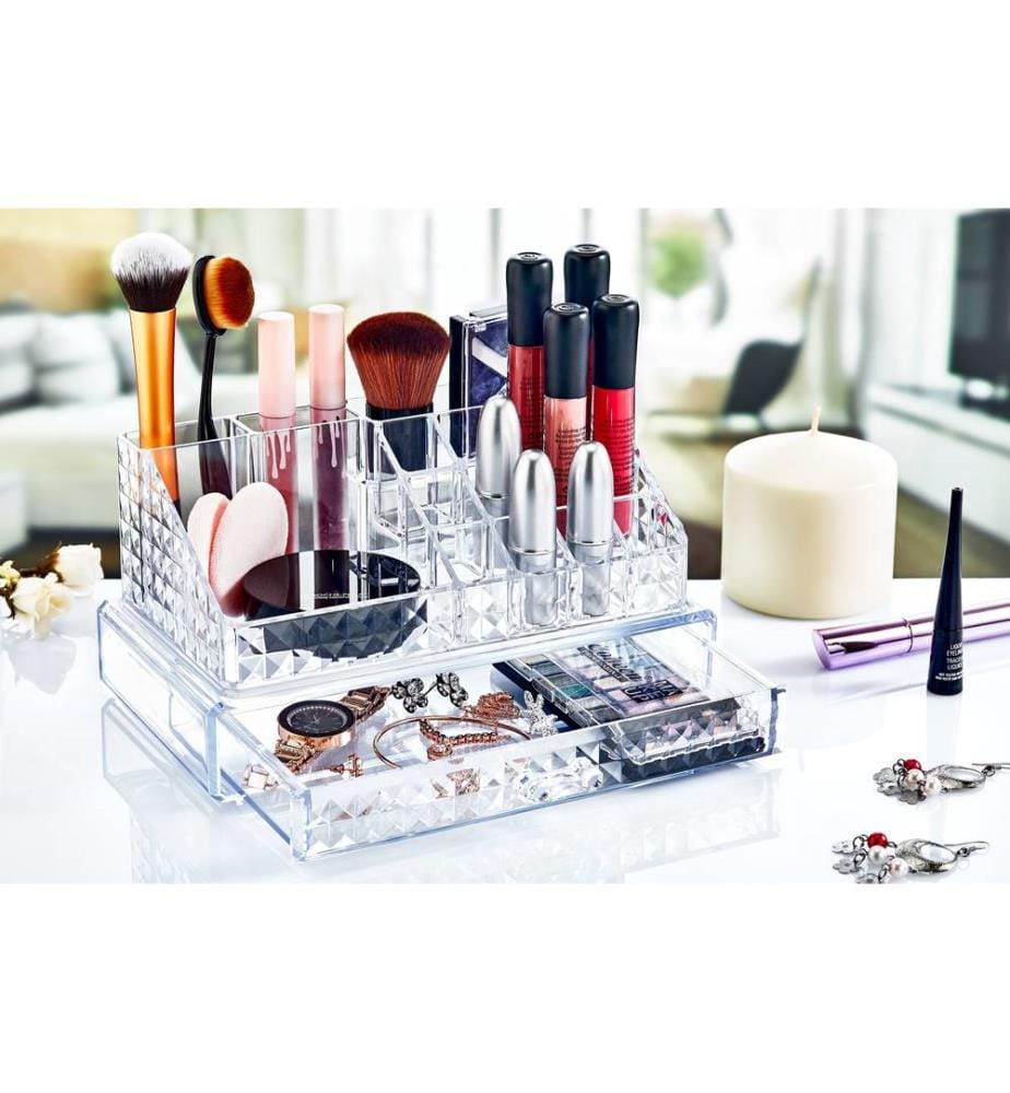 Make-up-Organizer, Transparent, 100 % ACRYL