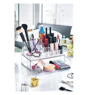 Make-up-Organizer, Transparent, 100 % ACRYL