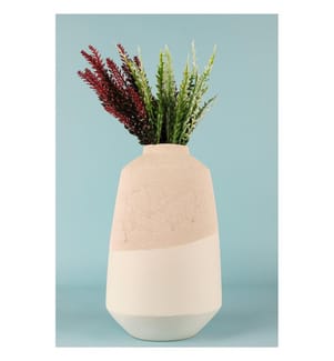 Pot décoratif, beige, CORPS EN CÉRAMIQUE