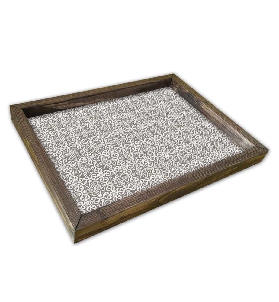 Tablett, mehrfarbig, Bemalung: 100 % MDF