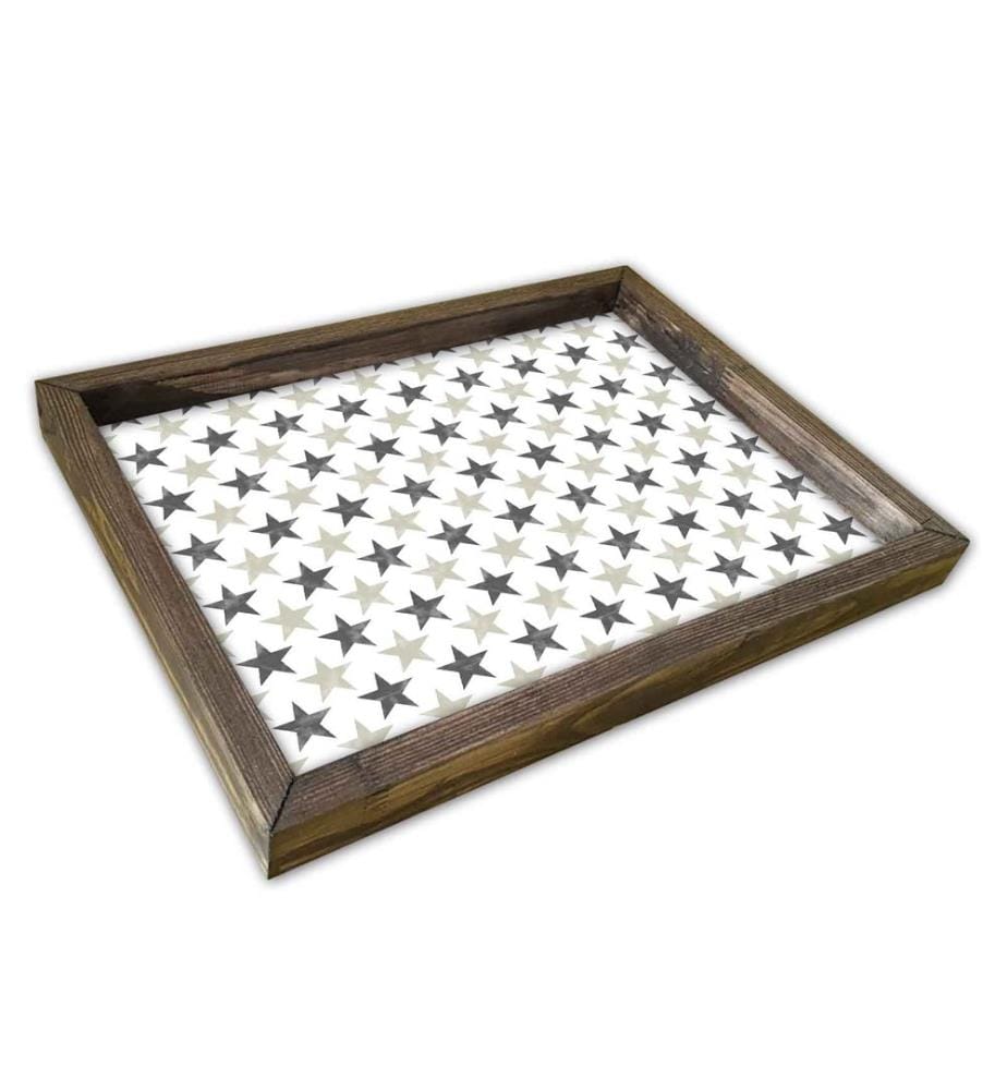 Tablett, mehrfarbig, Bemalung: 100 % MDF