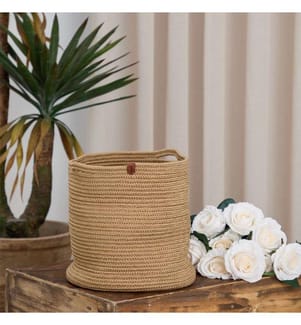 Korb, braun, 100 % JUTE