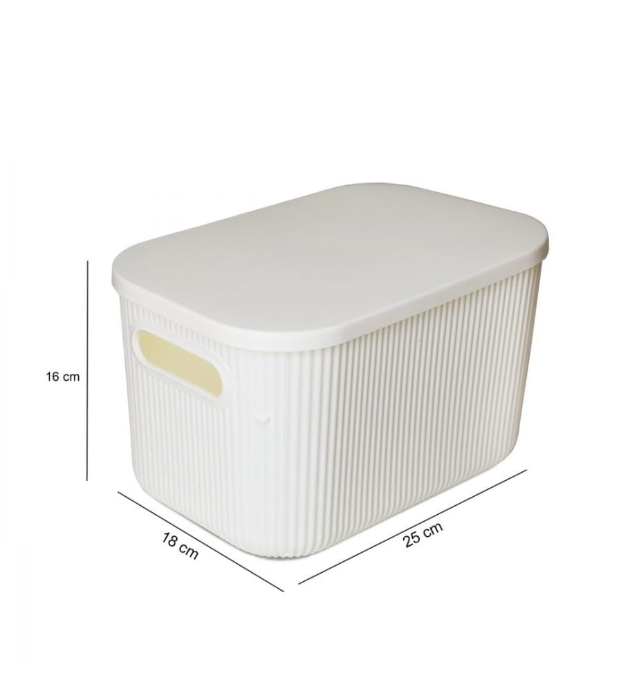 Desk Organizer, Ecru, Plastic Body