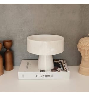 Schale, weiss, 100 % Thassos-Marmor