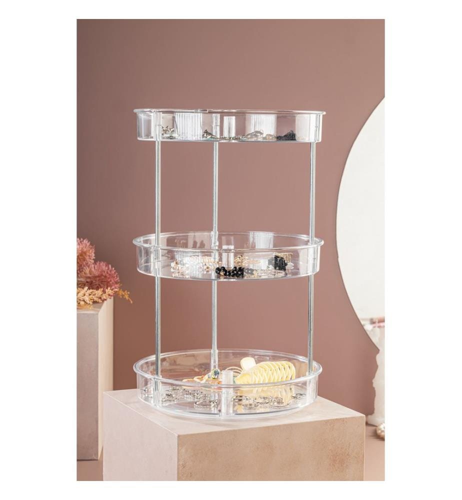 Make-Up Organizer, Transparent, 100% PLASTIC