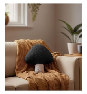 Coussin, Noir, Blanc, 100% POLYESTER