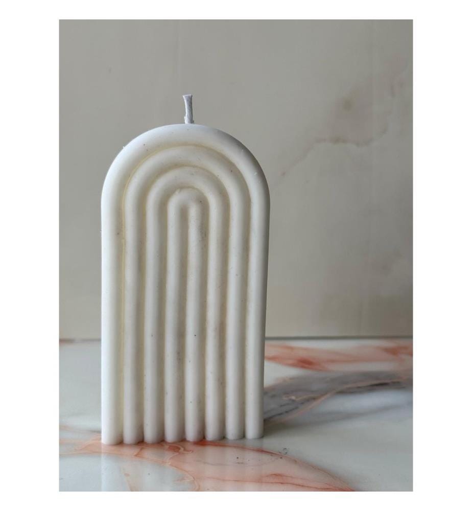 Bougie, blanche, 100% SOYA