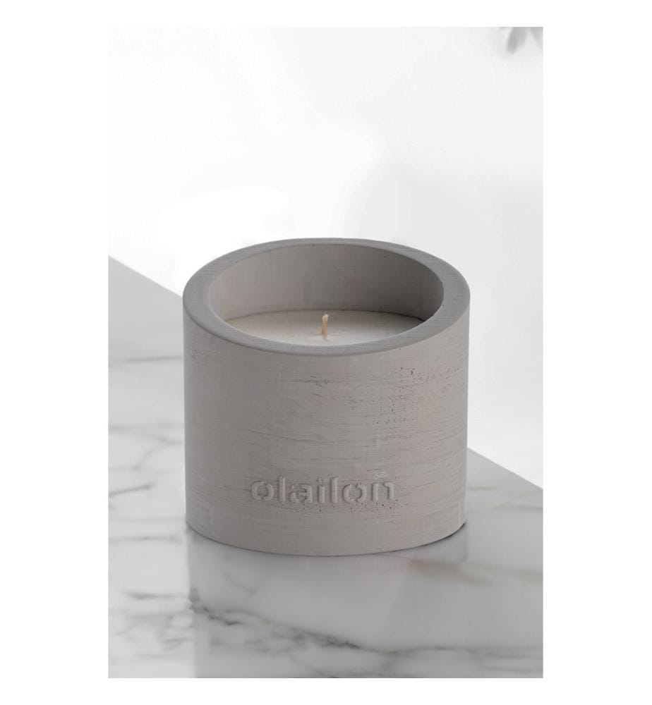 Bougie, Gris, 100% CONCRETE