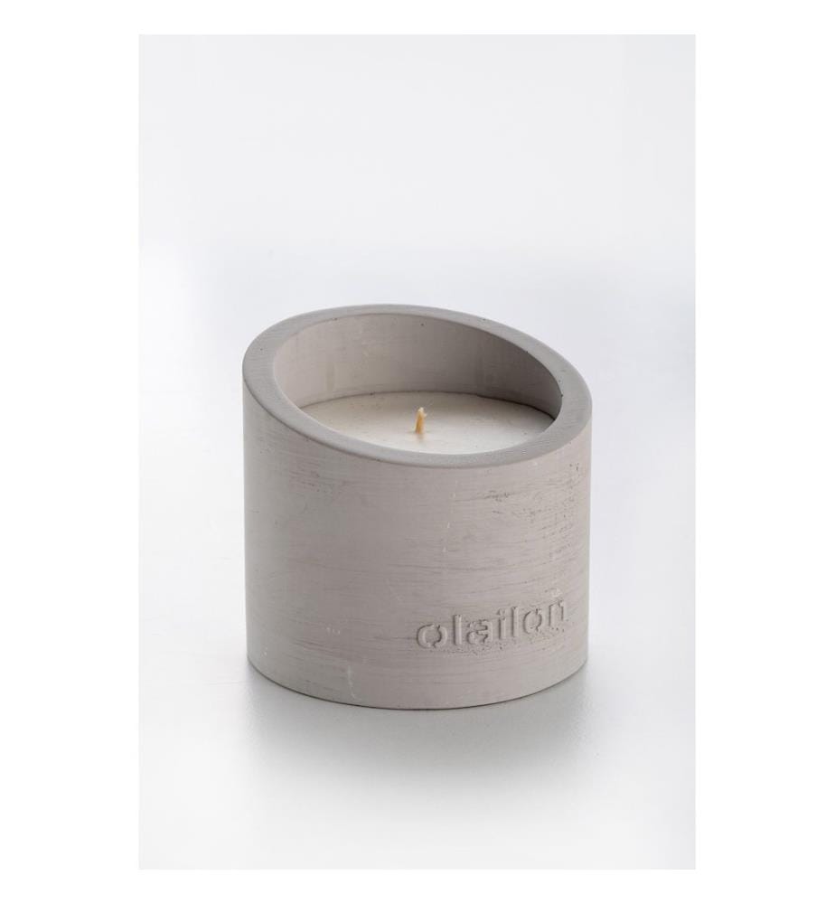 Bougie, Gris, 100% CONCRETE