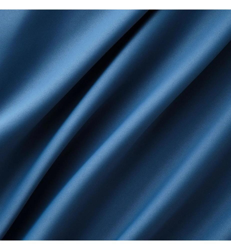 Rideau, bleu, 100% POLYESTER