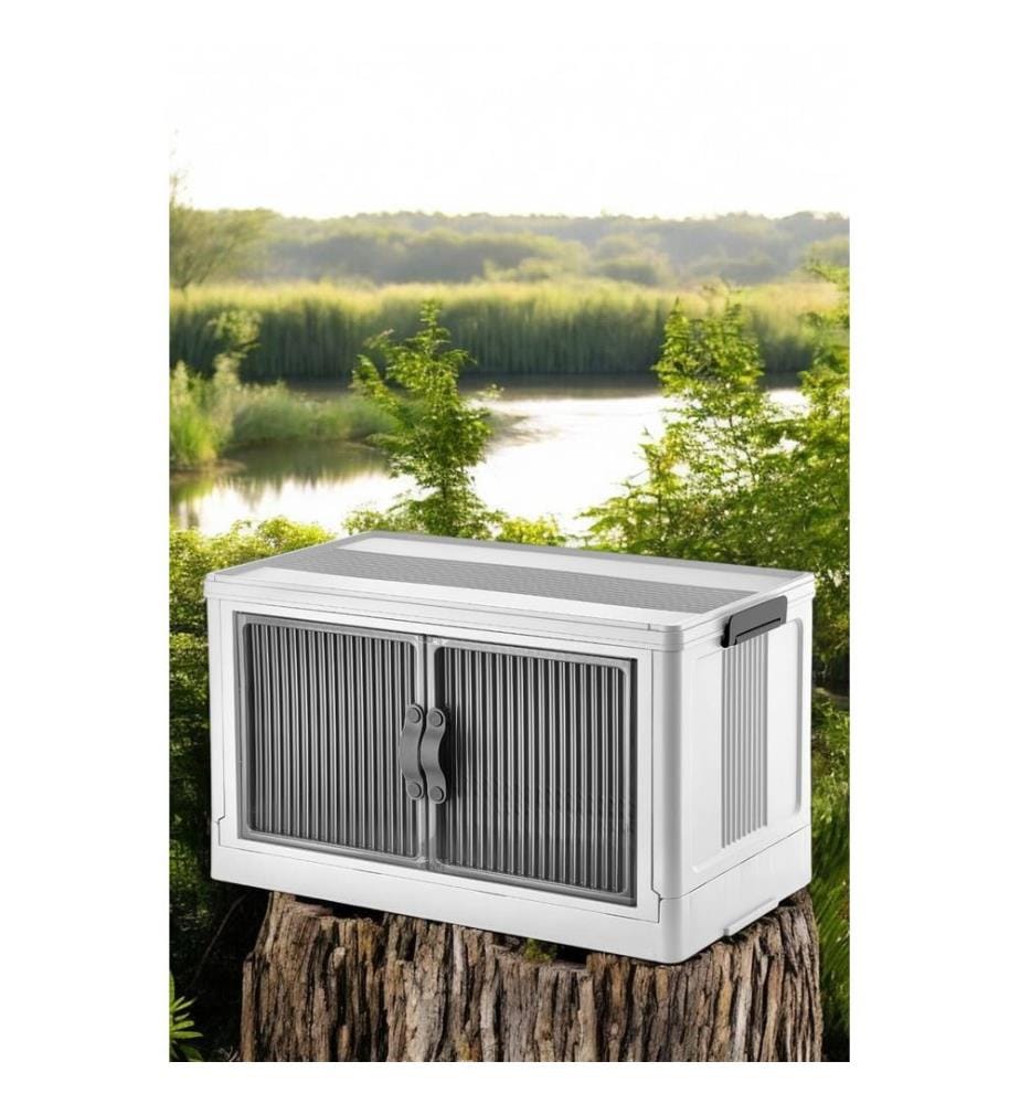 Aufbewahrungsbox, 100 % Kunststoff, Weiss