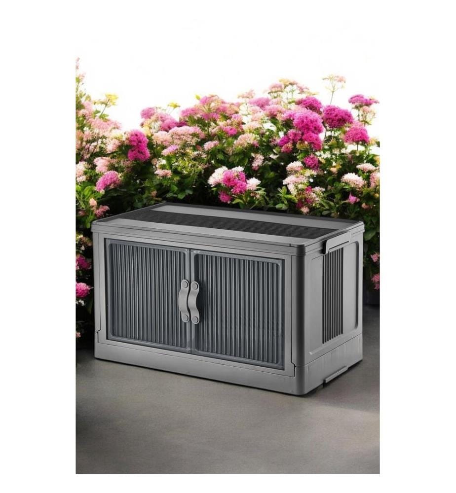 Aufbewahrungsbox, 100 % Kunststoff, Anthrazit