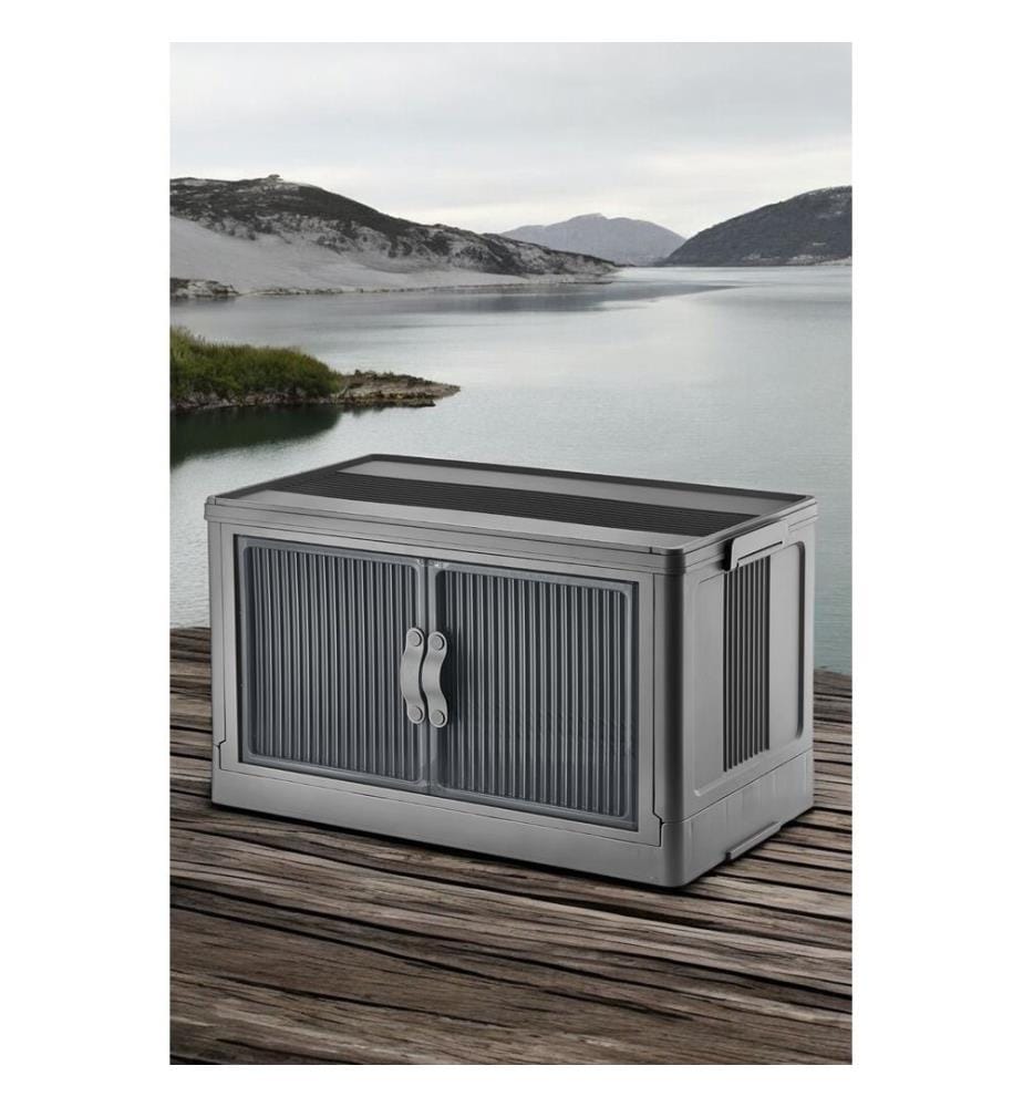 Aufbewahrungsbox, 100 % Kunststoff, Anthrazit