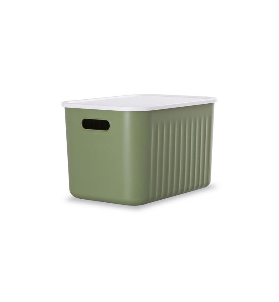 Dekorative Box, 100 % Kunststoff, Grün