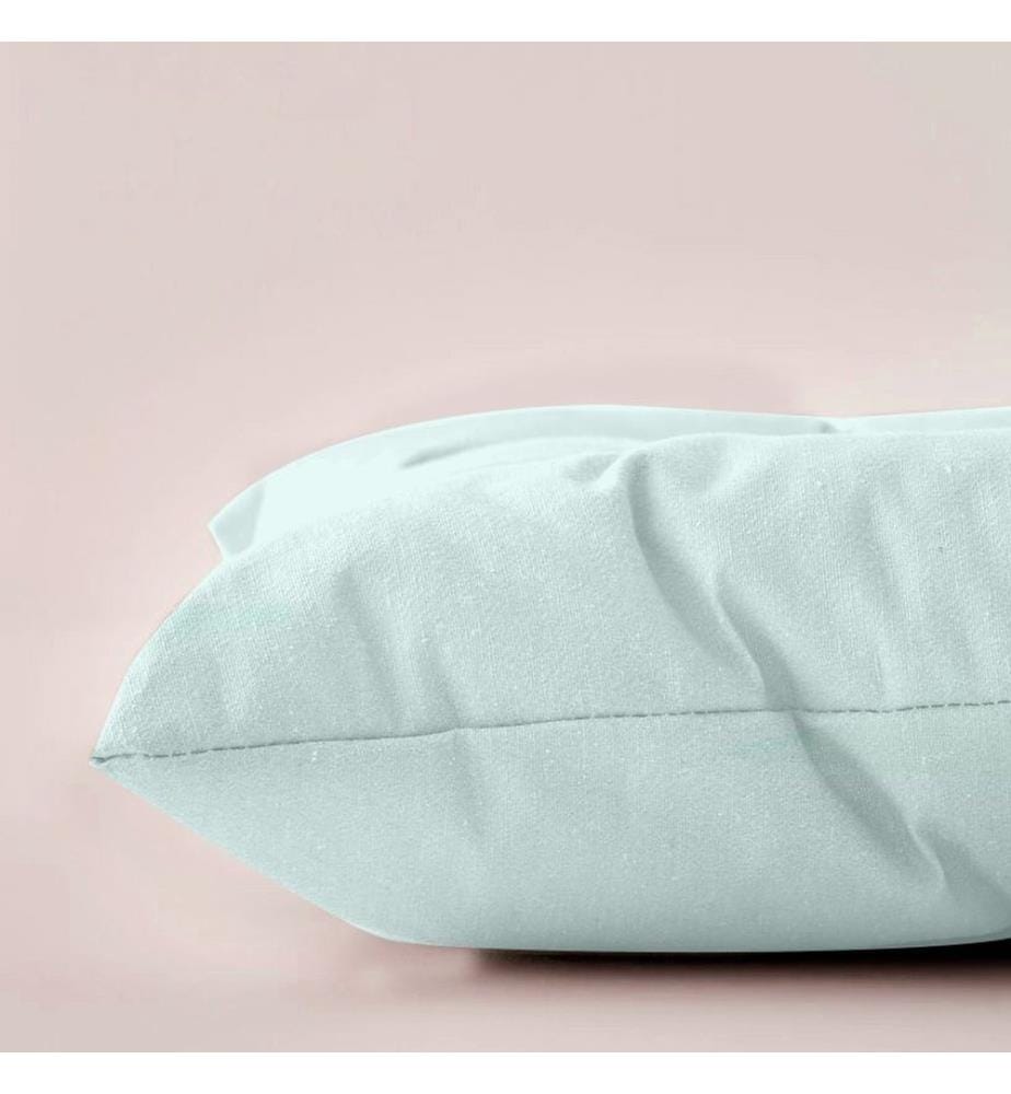 Stuhlkissen, 100 % Baumwolle, Babyblau