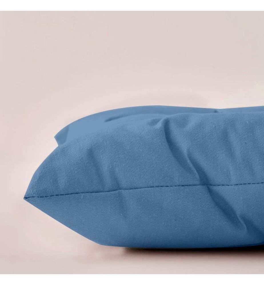 Stuhlkissen, 100 % Baumwolle, Marineblau