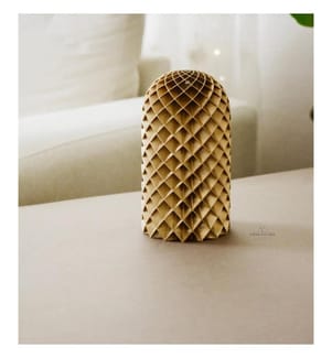 Tischleuchte, 100 % Biokunststoff, Gold