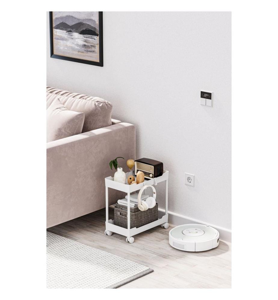 Organizer aus Kunststoff, 100 % Kunststoff, Weiss