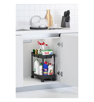 Organizer aus Kunststoff, 100 % Kunststoff, Schwarz