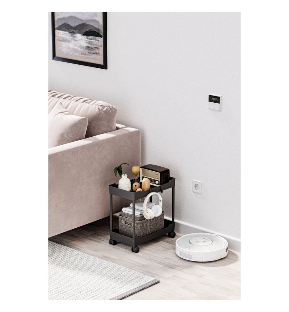 Organizer aus Kunststoff, 100 % Kunststoff, Schwarz