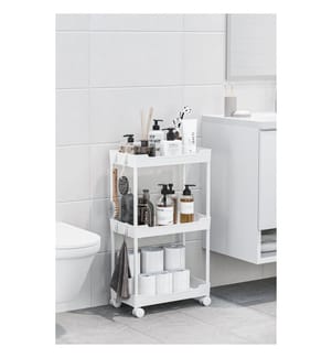 Organizer aus Kunststoff, 100 % Kunststoff, Weiss