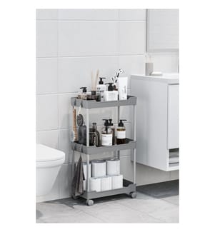 Organizer aus Kunststoff, 100 % Kunststoff, Grau