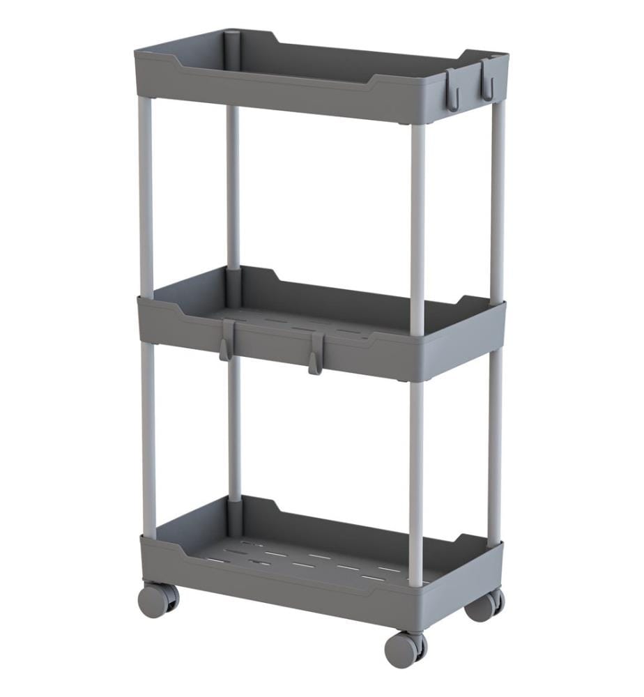 Organizer aus Kunststoff, 100 % Kunststoff, Grau