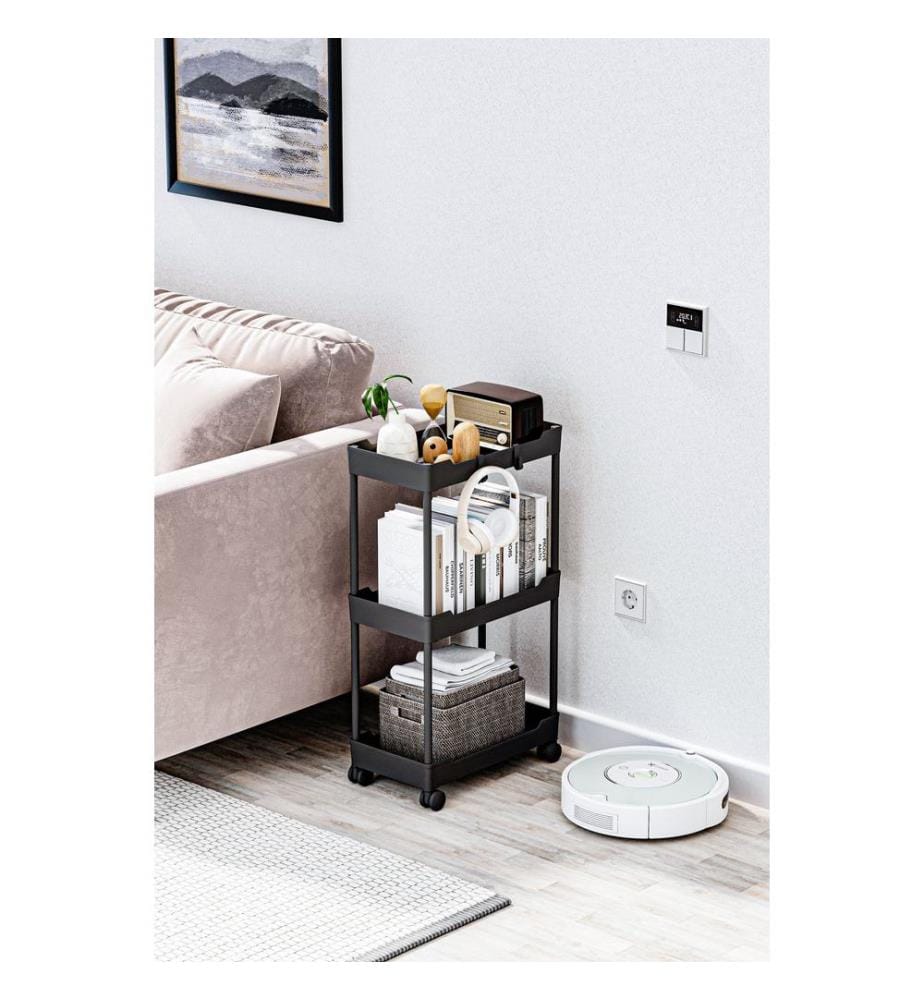 Organizer aus Kunststoff, 100 % Kunststoff, Schwarz
